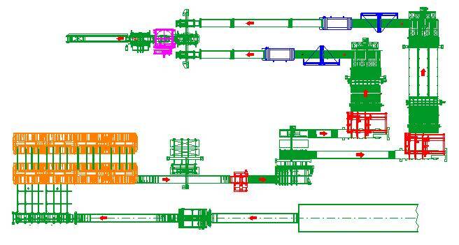 Zdjęcie maszyny cooling, profiling and sizing line for polyurethane